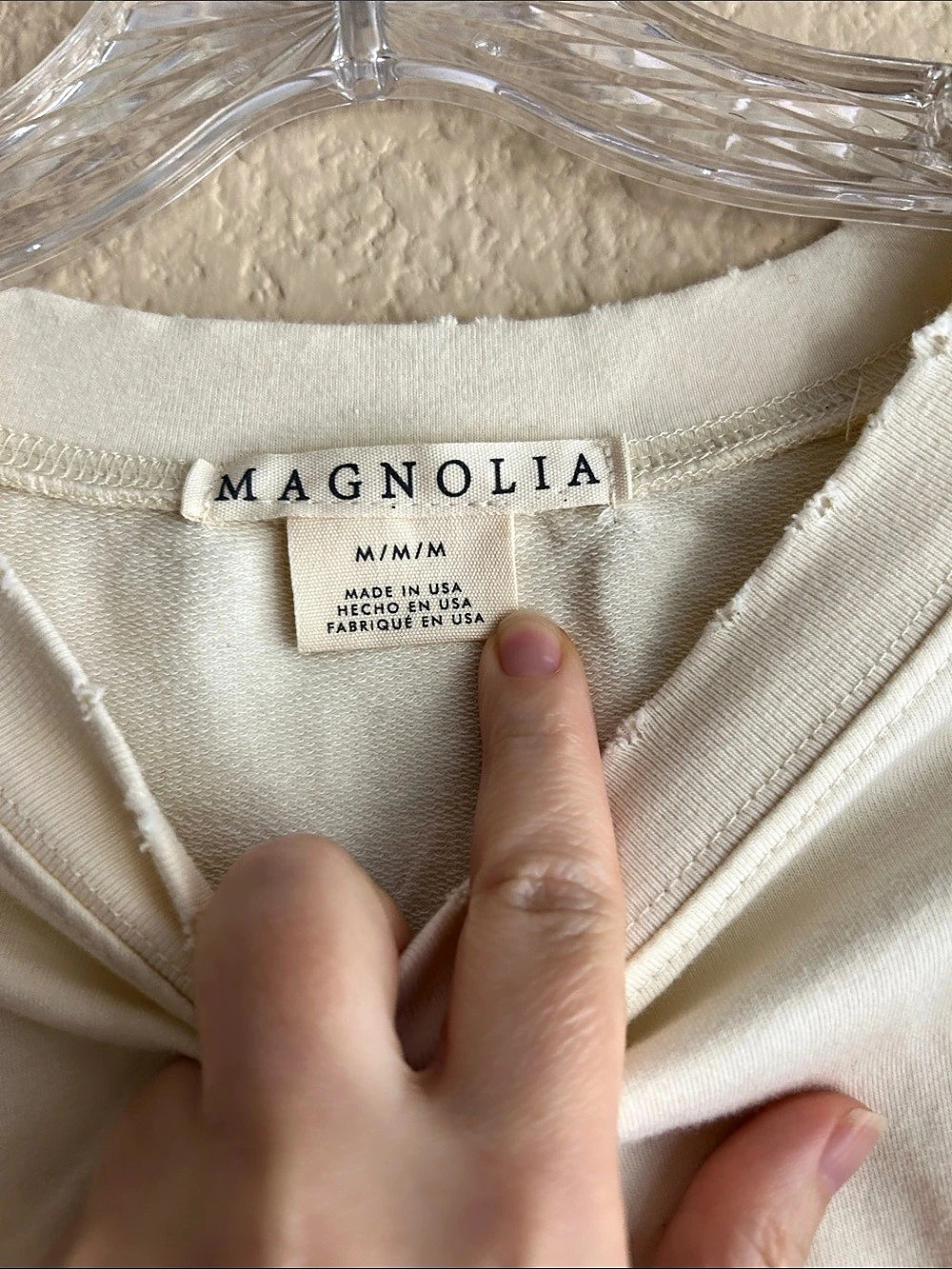 Magnolia Silos Crewneck Sweatshirt Cream Medium - Picture 2 of 3
